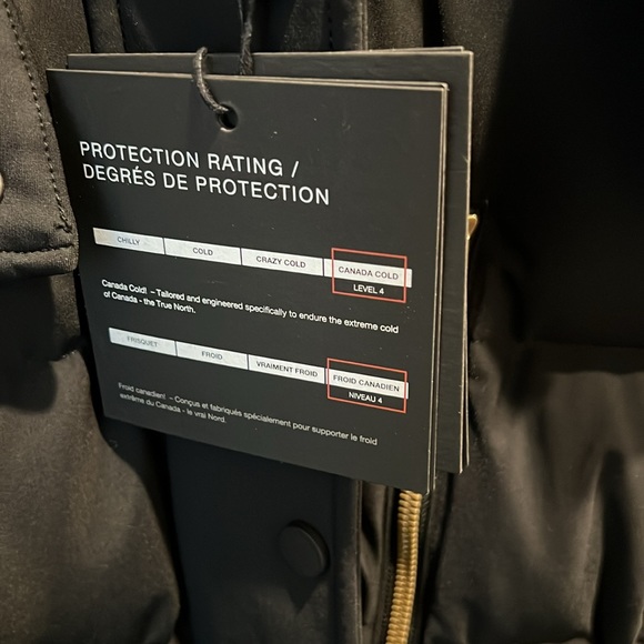 VEUC Moose Knuckles Gold Cambria goose down jacket black size L - Picture 11 of 11